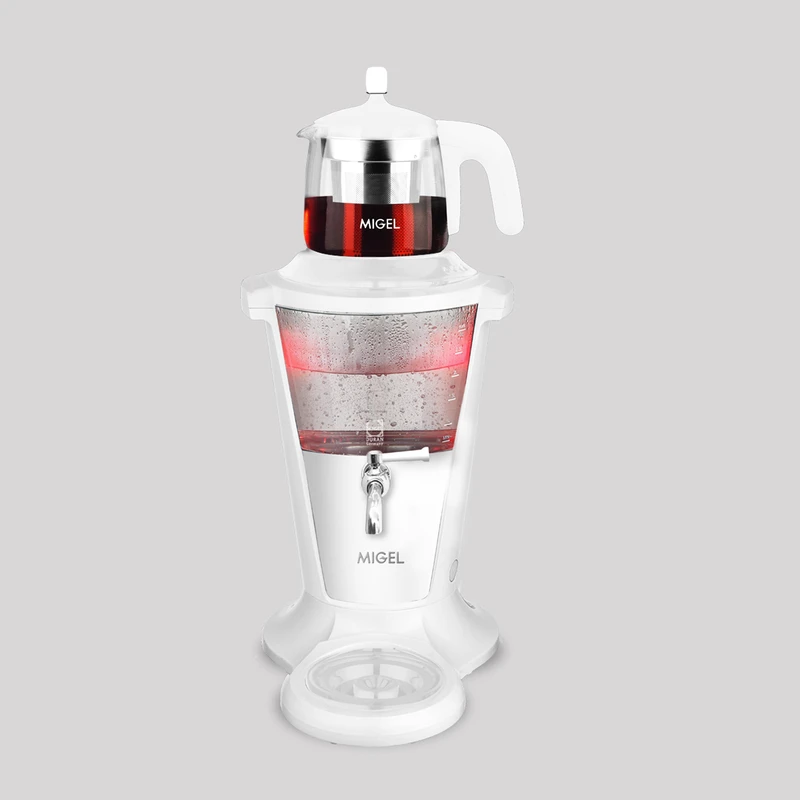چایساز سماوری روی هم 4 لیتری میگل مدل GTS 301 رنگ مشکی - تصویر 2