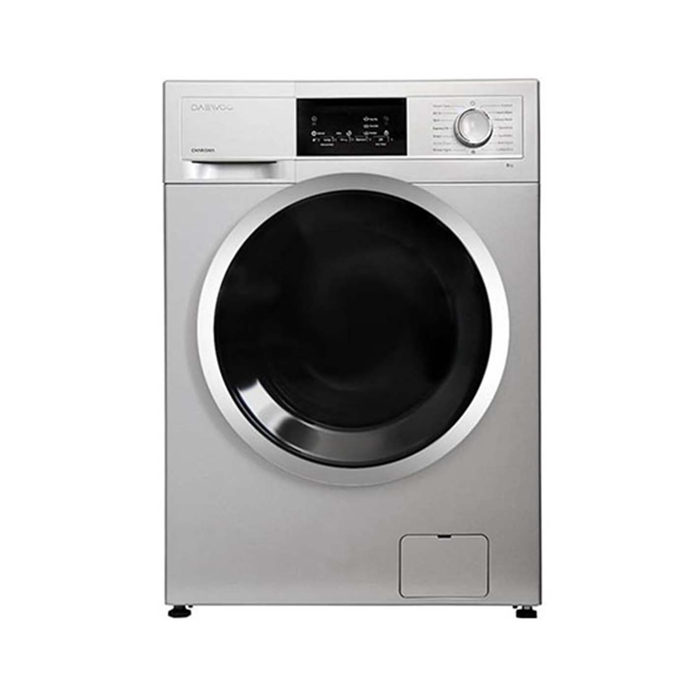 ماشین لباسشویی 8 کیلوگرم اتوماتیک دوو مدل LM-830S رنگ نقره ای