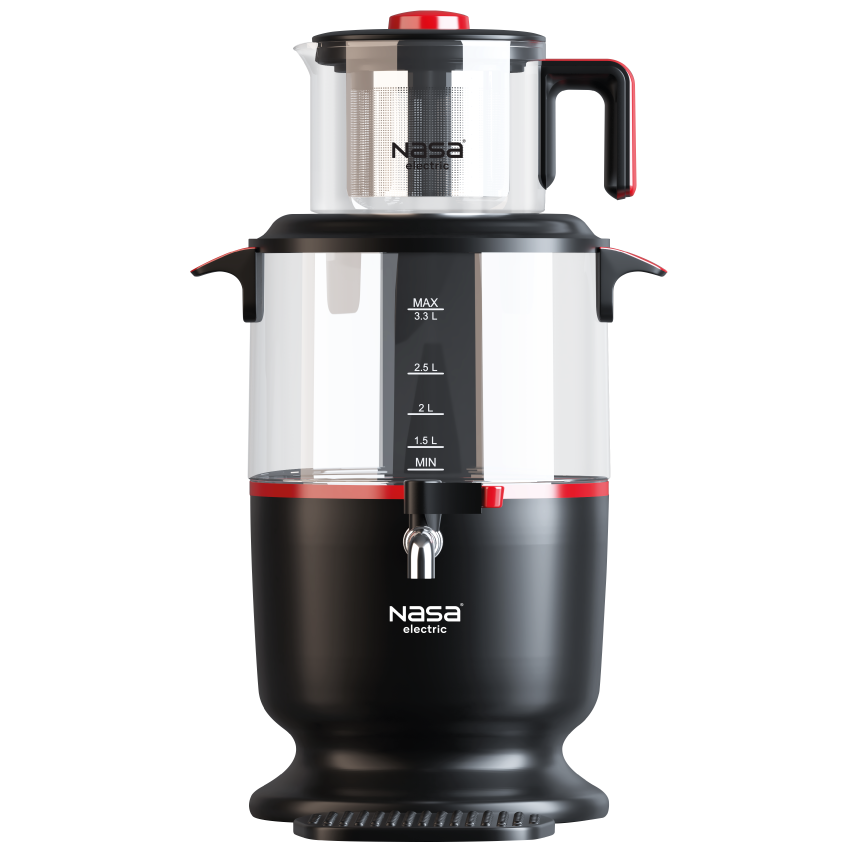 سماور برقی ناسا الکتریک NS-525 رنگ مشکی