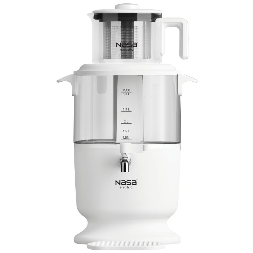 سماور برقی ناسا الکتریک NS-525 رنگ سفید